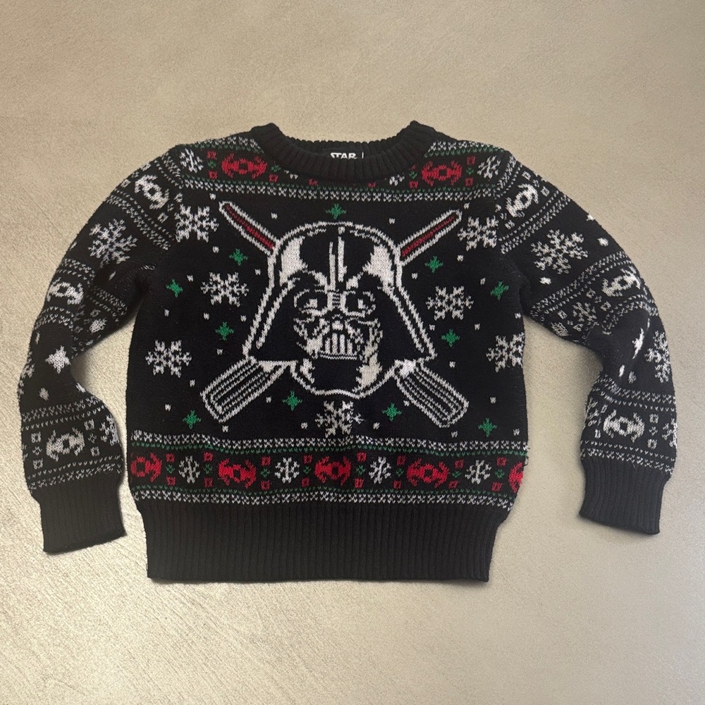 Star Wars Black and Red Crewneck Sweater